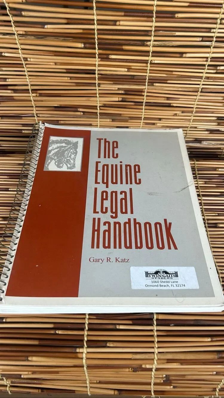 Equine Legal Handbook - paperback Spiral Katz Gary